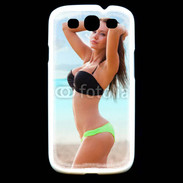 Coque Samsung Galaxy S3 Belle femme à la plage 10