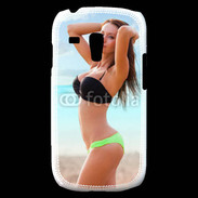 Coque Samsung Galaxy S3 Mini Belle femme à la plage 10
