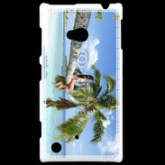 Coque Nokia Lumia 720 Palmier et charme sur la plage