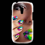 Coque Samsung Galaxy S3 Mini Bouche et ongles multicouleurs 5