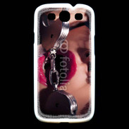 Coque Samsung Galaxy S3 Dominatrice sexy avec menottes 