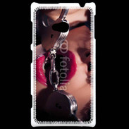 Coque Nokia Lumia 720 Dominatrice sexy avec menottes 