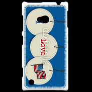 Coque Nokia Lumia 720 I love USA 5