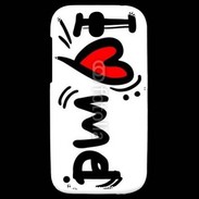Coque HTC One SV I love me 