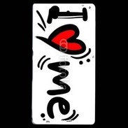 Coque Sony Xperia Z I love me 