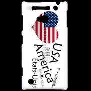 Coque Nokia Lumia 720 I love USA 6