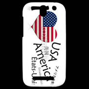 Coque HTC One SV I love USA 6
