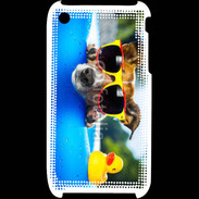 Coque iPhone 3G / 3GS Chien à la piscine 5