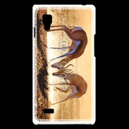 Coque LG Optimus L9 Duel de springbok