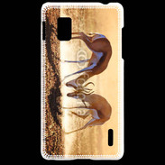 Coque LG Optimus G Duel de springbok