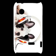 Coque Sony Xperia Typo Chien et musique