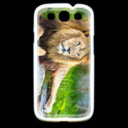 Coque Samsung Galaxy S3 Lion Roi des animaux