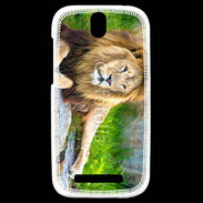 Coque HTC One SV Lion Roi des animaux