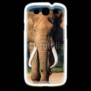 Coque Samsung Galaxy S3 Éléphant de face