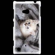 Coque Nokia Lumia 720 Chaton aux yeux bleus 10