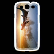 Coque Samsung Galaxy S3 Saut de dauphin au couché de soleil
