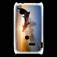 Coque Sony Xperia Typo Saut de dauphin au couché de soleil