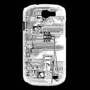 Coque Samsung Galaxy Express Rue de New York en dessin noir et blanc