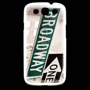 Coque Samsung Galaxy S3 Panneau Broadway 5