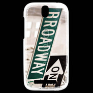 Coque HTC One SV Panneau Broadway 5