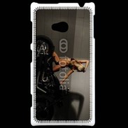 Coque Nokia Lumia 720 Femme sexy moto 3