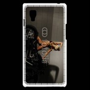 Coque LG Optimus L9 Femme sexy moto 3