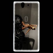 Coque Sony Xperia Z Femme sexy moto 3