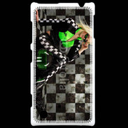 Coque Nokia Lumia 720 Femme sexy moto 4