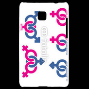 Coque LG Optimus L3 II Symboles homme femme