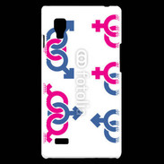 Coque LG Optimus L9 Symboles homme femme
