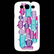 Coque Samsung Galaxy S3 Nuage de mots sexy