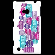 Coque Nokia Lumia 720 Nuage de mots sexy