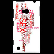 Coque Nokia Lumia 720 Nuage de mots sexy 2