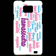 Coque Samsung Galaxy S2 Nuage de mots sexy 3