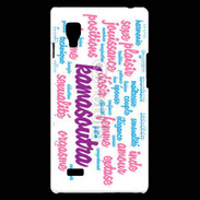 Coque LG Optimus L9 Nuage de mots sexy 3