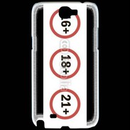 Coque Samsung Galaxy Note 2 Interdit au moins de ...
