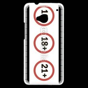 Coque HTC One Interdit au moins de ...