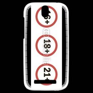 Coque HTC One SV Interdit au moins de ...