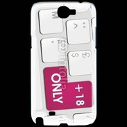 Coque Samsung Galaxy Note 2 Clavier sexy 4