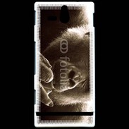 Coque Sony Xperia U Singe faisant un fuck