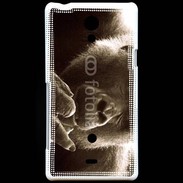 Coque Sony Xperia T Singe faisant un fuck