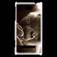 Coque HTC Windows Phone 8S Singe faisant un fuck
