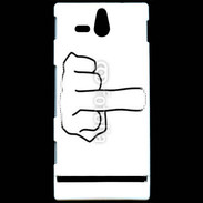Coque Sony Xperia U Fuck 1