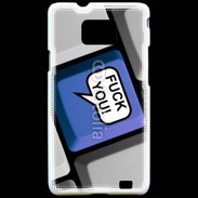 Coque Samsung Galaxy S2 Clavier humour fuck you