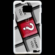 Coque Samsung Galaxy S2 Humour clavier ordinateur