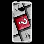 Coque HTC One Humour clavier ordinateur