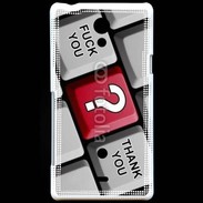 Coque Sony Xperia T Humour clavier ordinateur