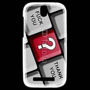 Coque HTC One SV Humour clavier ordinateur