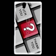 Coque Sony Xperia Z Humour clavier ordinateur