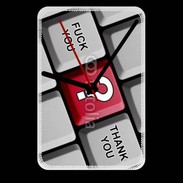 Grande pendule murale Humour clavier ordinateur